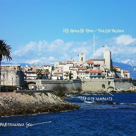 2 Bedroom Modern Apartment In Antibes With Sea View Екстериор снимка